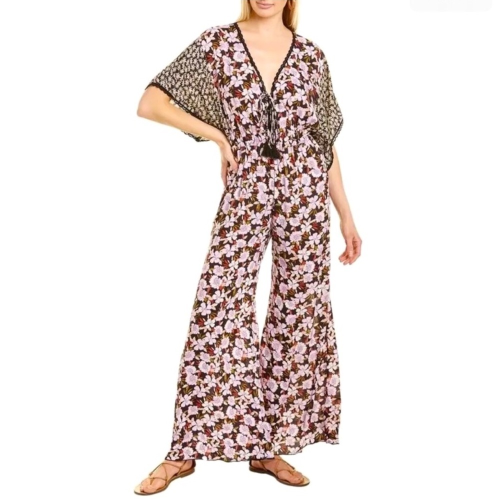 Johnny Was Jade Karisma Wide Leg Jumpsuit Size Medium